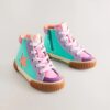 Multi Bright Star High Top Trainers