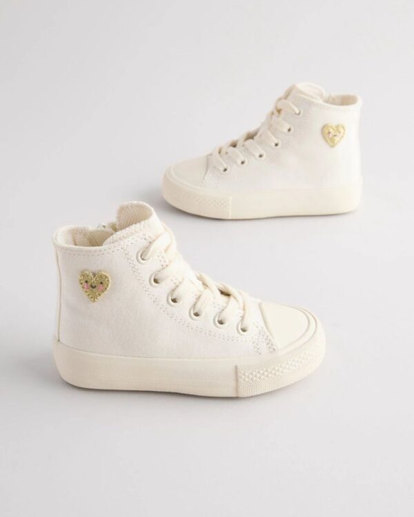 White Standard Fit (F) High Top