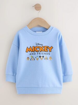 Blue Mickey Mouse Crew Sweatshirt