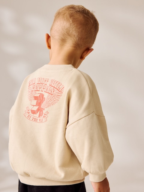 Neutral Red Hot Chili Peppers Crew Sweatshirt