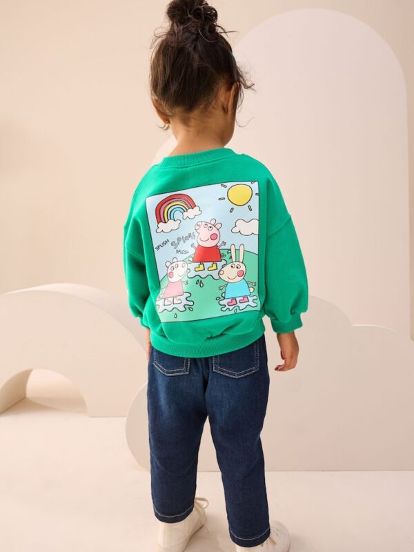 Green Peppa Pig Crew Neck Sweatshirt
