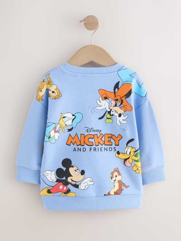 Blue Mickey Mouse Crew Sweatshirt