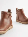 Tan Brown Standard Fit (F) Chelsea Ankle Boots