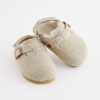 Grey Warm Lined Clog Slippers