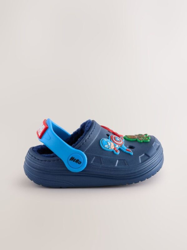 Navy Marvel Slipper Clogs