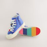 Blue Character Appliqué Standard Fit (F) High Top