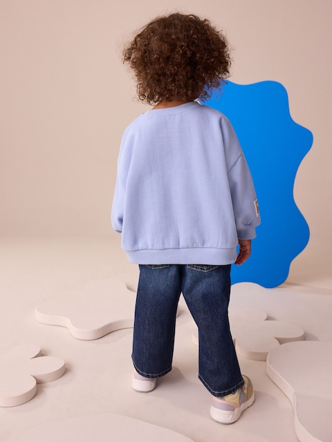 Blue Peppa Pig & Evie Pig Crew Neck Sweatshirt