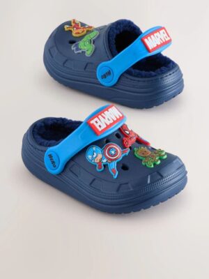 Navy Marvel Slipper Clogs