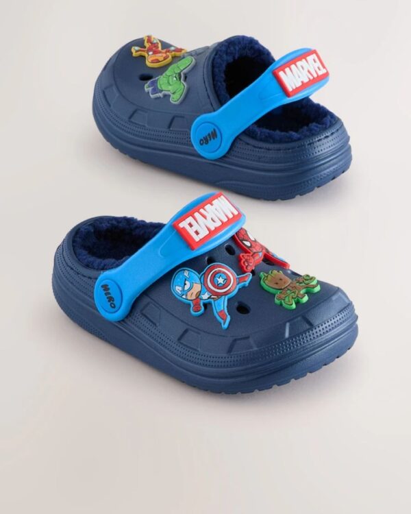 Navy Marvel Slipper Clogs