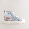 Denim Blue Rainbow Standard Fit (F) High Top