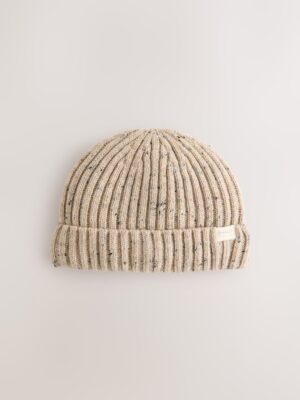 Neutral Baby Knitted Beanie Hat