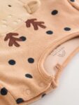 Brown Reindeer Baby Christmas Dress Up Sleepsuit