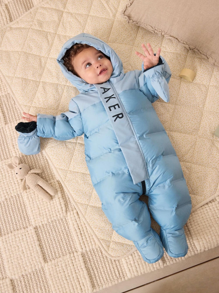 Baker by Ted Baker Blue Shower Resistant Snowsuit