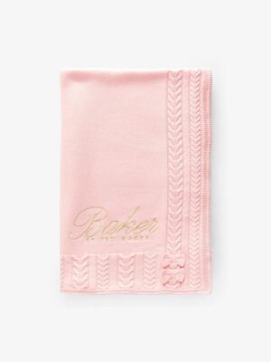 Baker by Ted Baker Cable Knit Fleece Blanket
