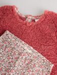 Red Ditsy Baby Fleece Tops and Leggings Set 2 Piece