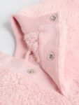 Pink Bunny Baby Fleece Tops and Leggings Set 2 Piece