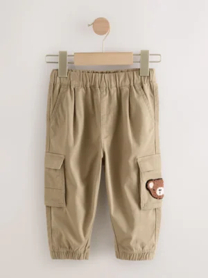 Tan Brown Bear Cargo Trousers