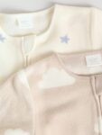 Neutral Baby Micro Fleece Two Way Zip Sleepsuits 2 Pack