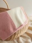 Pink Patchwork 100% Cotton Baby Blanket