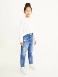 Blue Denim Mom 100% Cotton Jeans