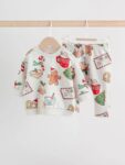 Grey Santa Treats Christmas Sweat and Joggers Baby Set