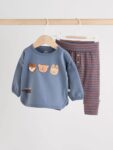 Blue Woodland Top and Leggings 2 Piece Baby Set