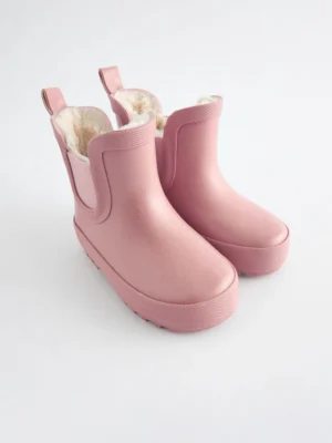 Pink Glitter Chelsea Wellies