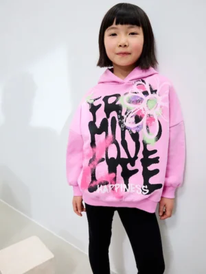 Pink Graffiti Hoodie
