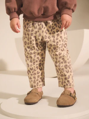 Leopard Print Mom Jeans