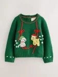 Green Cath Kidston Christmas Jumper