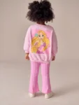 Pink Rapunzel Disney Princess Sweatshirt & Flare Leggings Set