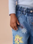Denim Unicorn Embellished Jeans