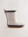 Neutral Leopard Wellies