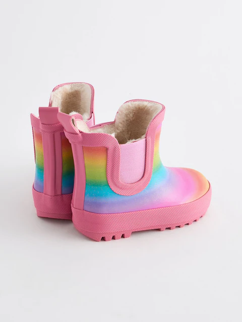Multi Rainbow Chelsea Wellies