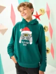 Green Controller Christmas Hoodie