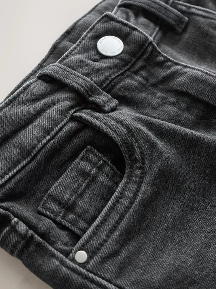 Charcoal Grey Flare Jeans