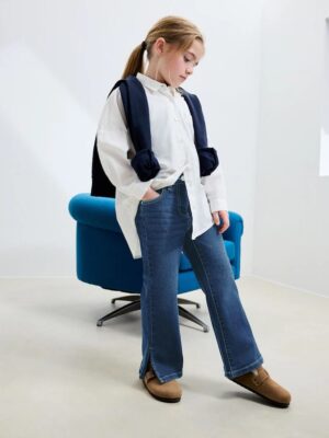 Dark Blue Flare Jeans