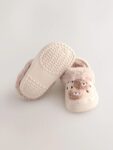 Neutral Bear Faux Fur Lined Clog Slippers
