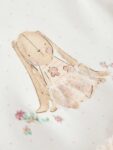 Ecru Bunny Tutu Baby Sleepsuit
