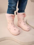 Fairy Pink Thinsulate Lined Cuff Wellies
