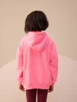 Pink Multi Stripe Zip Through Hoodie