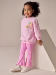 Pink Rapunzel Disney Princess Sweatshirt & Flare Leggings Set
