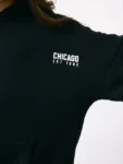 Black Slogan Hoodie
