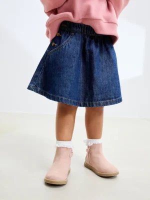 Dark Wash Denim Skirt