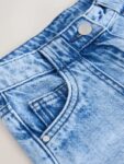 Mid Blue Denim Wide Leg Jeans
