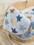 Blue Stars Fleece Baby Blanket