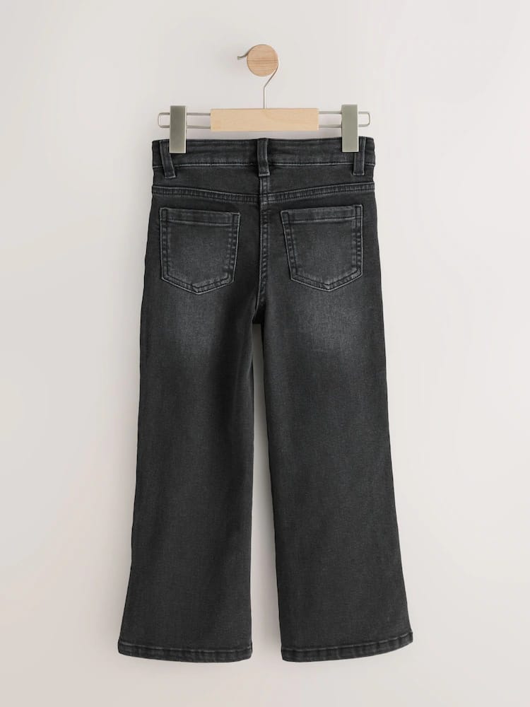Charcoal Grey Flare Jeans