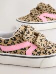 Animal Print Wide Fit (G) Touch Fastening Trainers