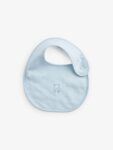 Blue/White Bear Baby 100% Cotton Bibs 3 Pack