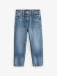 Mid Blue Denim Mom 100% Cotton Jeans